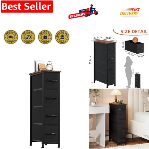 Narrow chest drawers - narrow, 4