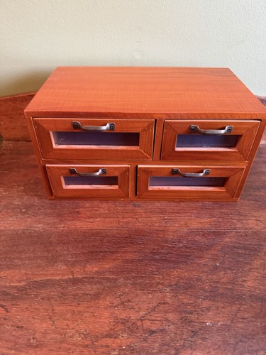 Small wooden desktop storage - small,