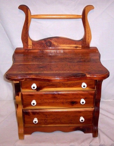 Vintage stenciled cedar - vintage,