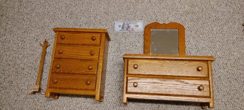 Oak small dresser chest coat - oak,