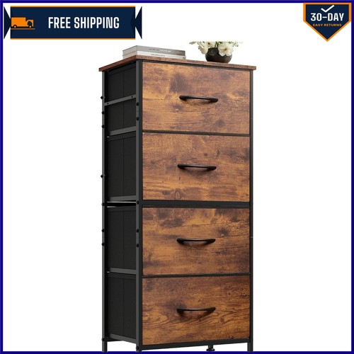 Compact drawer nightstand - compact, 4-drawer